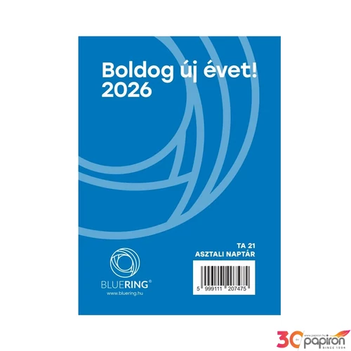 Asztali naptár TA/21 2025 asztalinaptár TA24 naptárhát nélküli