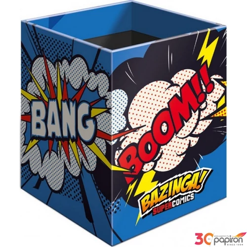 Asztali írószertartó Supercomics-Bazinga karton 21' Lizzy kollekció