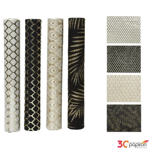 Asztalközép textil 24' 4 féle mintával elegáns 200cmx35cmx0.05cm sdkae
