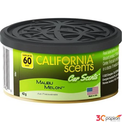 Autóillatosító konzerv 42g CALIFORNIA SCENTS Malibu Melon