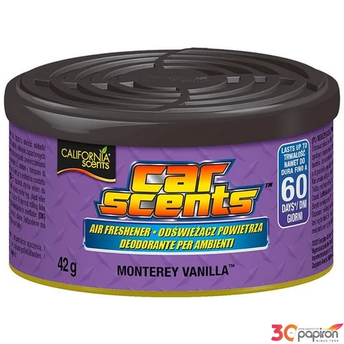 Autóillatosító konzerv 42g CALIFORNIA SCENTS Monterey Vanilla