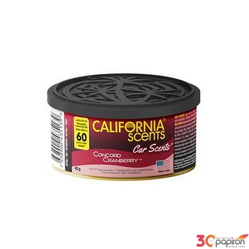 Autóillatosító konzerv 42g CALIFORNIA SCENTS Concord Cranberry