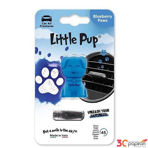 Autóillatosító szellőzőrácsra LITTLE JOE "PUP Blueberry Paws" kék