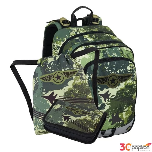 Bagmaster  Iskolatáska szett ALFA 25 B táska tolltartó tornazsák 25'