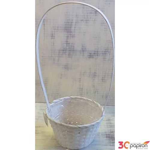 Kaspó bambusz füles natúr 19cm