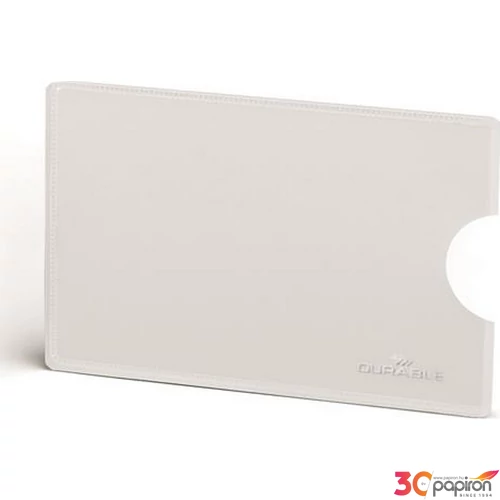 Bankkártyatartó 1 db-os RFID védelemmel, DURABLE, áttetsző DB890319