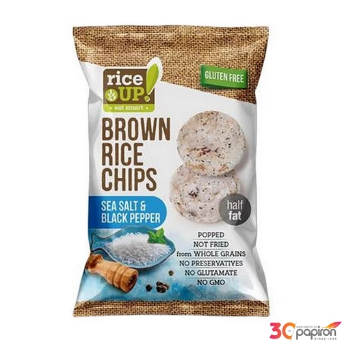 Barnarizs chips 60g RICE UP sós-borsos