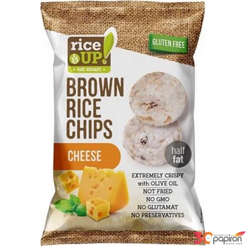 Barnarizs chips 60g RICE UP sajtos KHK603