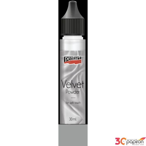 Bársonypor Pentart 3g Pentart szürke