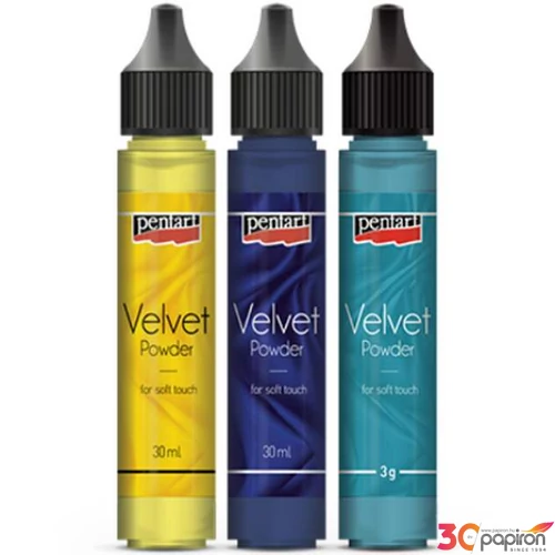 Bársonypor Pentart 30ml Pentart zöld