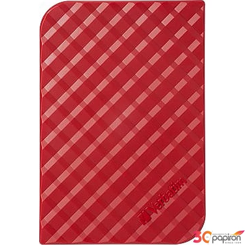 BD-R BluRay lemez VERBATIM 1TB USB 3.0 Store n Go piros HV1TSGP
