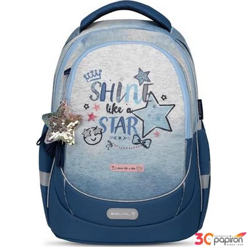 Belmil iskolatáska Leisure Plus Shine like a Star Jeans
