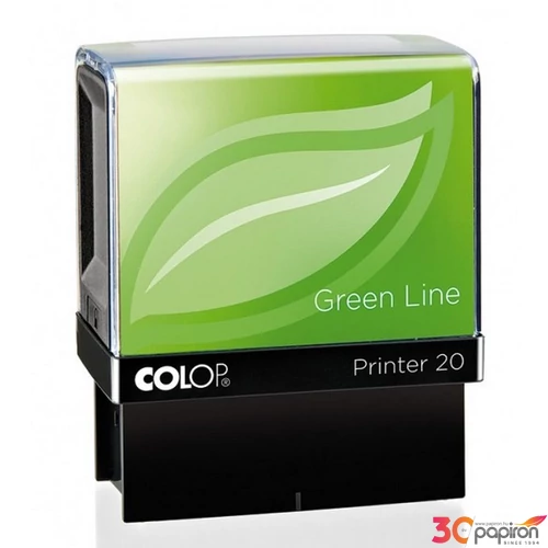 Bélyegző Colop Printer IQ20 green line 