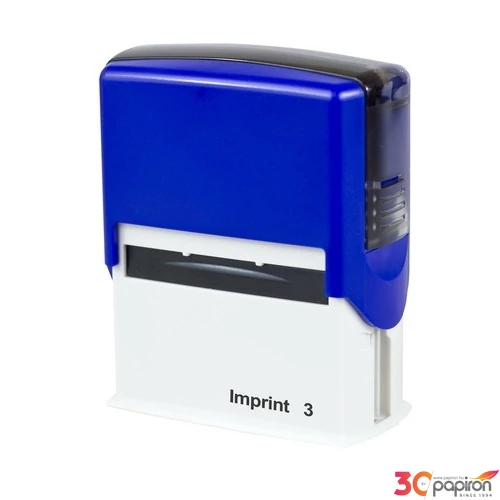 Bélyegző Imprint 3 (8913) kék színű, fekete párnával