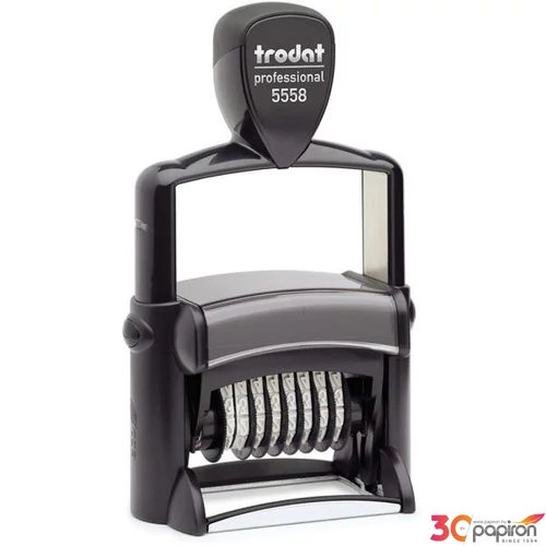 Bélyegző Trodat 5558 PR4 Profi számozóbélyegző 56x33mm, karakter: 5mm