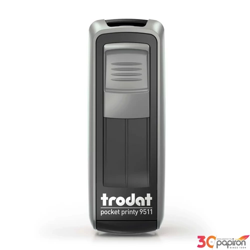 Bélyegző Trodat 9511 Pocket Printy ezüst 38x14mm