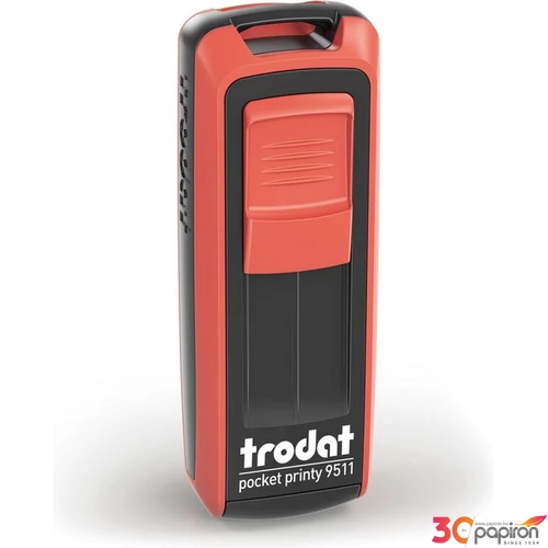 Bélyegző Trodat 9511 Pocket Printy piros 38x14mm