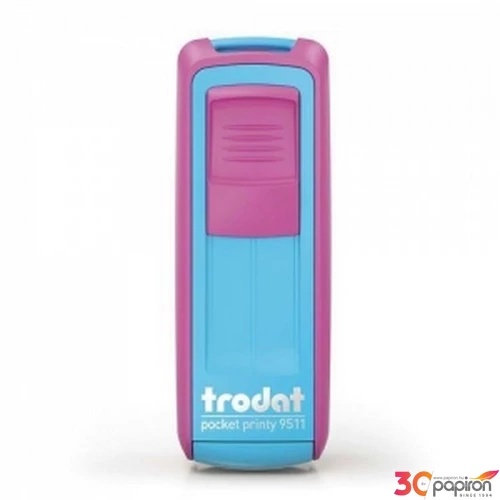 Bélyegző zseb Pocket Printy 9511 magenta-türkiz