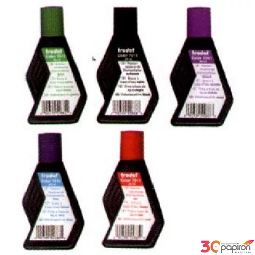 Bélyegzőfesték STK Coloris 4010 28ml kék Trodat olaj nélküli irodai, kreatív használatra