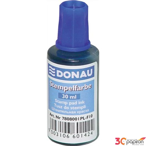 Bélyegzőfesték Donau kék 30ml DONAU 7808001PL-F10