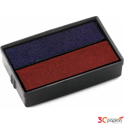 Bélyegzőpárna Colop E/10/2 piros-kék 