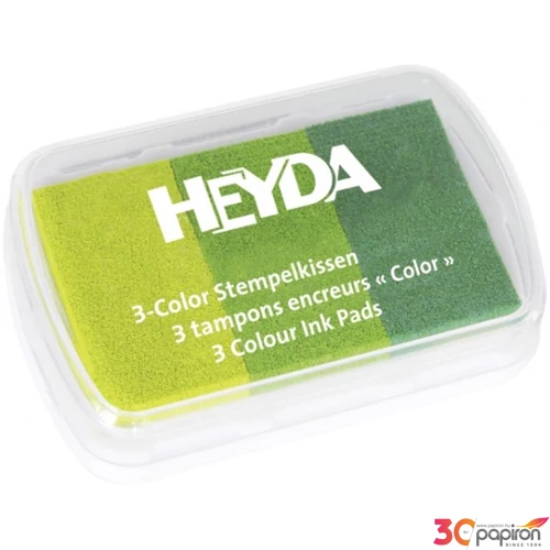 Bélyegzőpárna Heyda 3 féle zöld 20-4888463