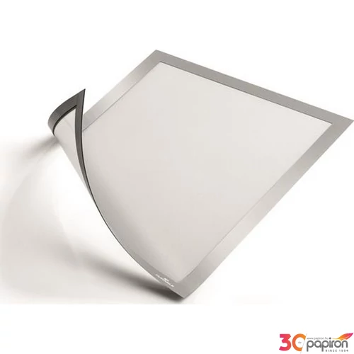 Bemutató keret A4 mágneses, DURABLE, ezüst