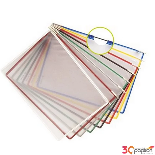 Bemutatótábla A4 Tarifold fehér 10db/dob