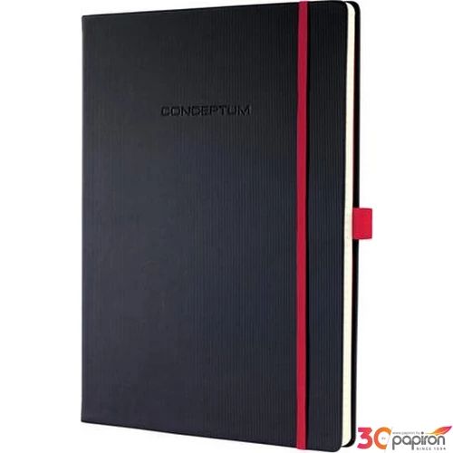 Beíró exkluzív A4 vonal. SIGEL Conceptum Red Edition 97lap fekete/piros Irodai papíráru SIGEL CO661