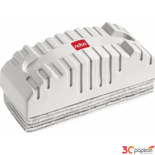 Táblatörlő filces Nobo cserélhető betétes, fehértáblához, fehér Prezentáció NOBO 34533944
