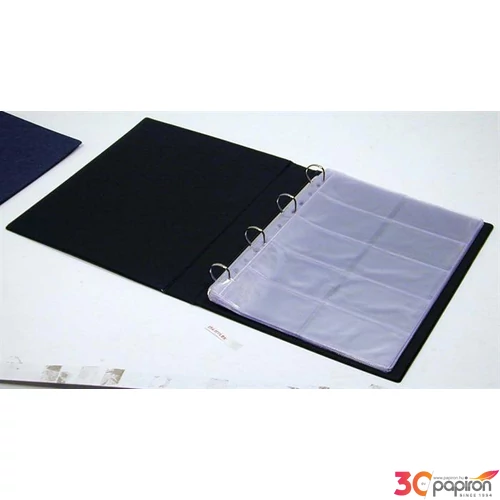 Névjegytartó lefűzhető pótlap Panta Plast 10lap/csom 400db-os névjegytartóhoz