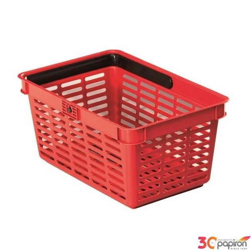 Bevásárlókosár műanyag 19L DURABLE piros