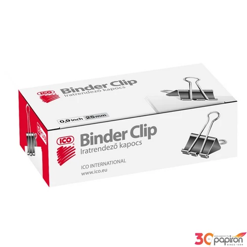 Bindercsipesz 25mm ICO 12db-os