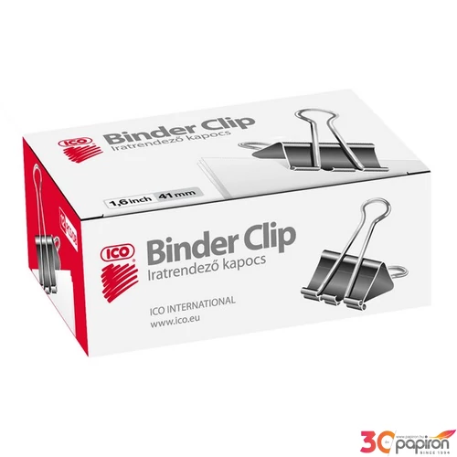 Bindercsipesz 41mm ICO 12db-os 