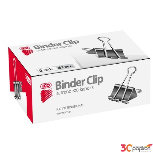 Bindercsipesz 51mm ICO 12db-os