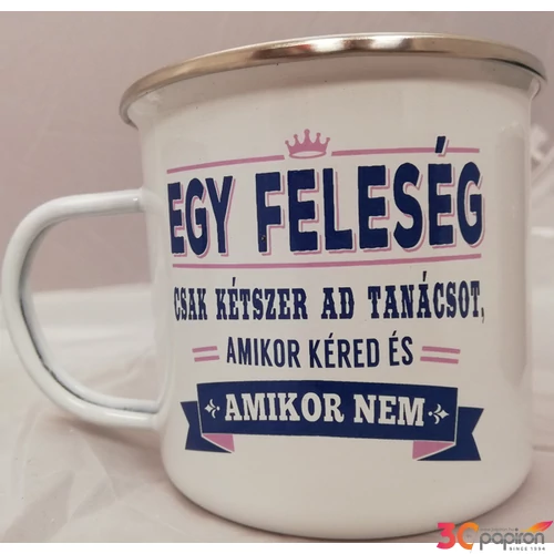 Bögre feleség Névre szóló bögre