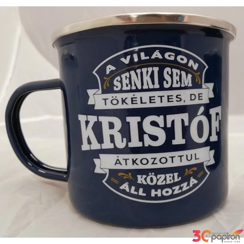 Bögre Kristóf Névre szóló bögre