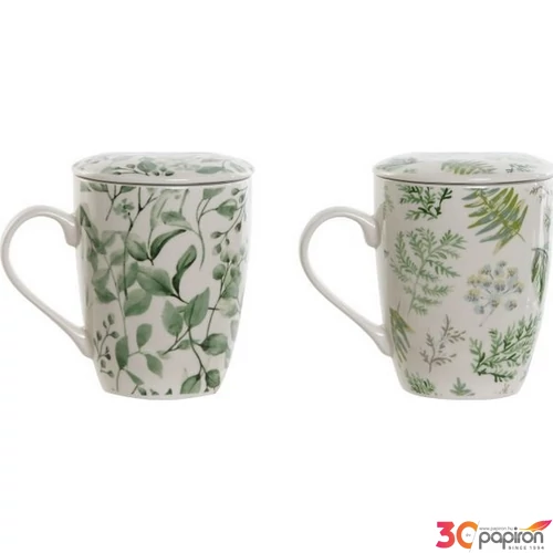 Bögre leveles 340ml 12x9x10,5cm 2 féle