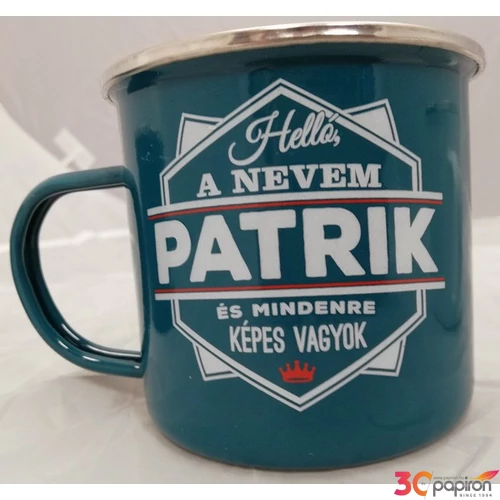 Bögre Patrik Névre szóló bögre
