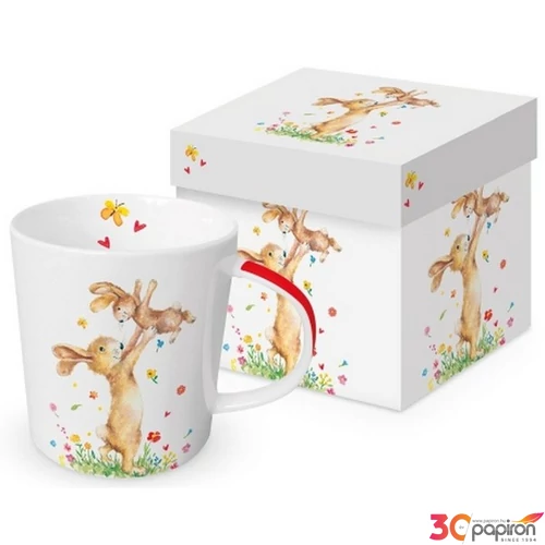 Bögre porcelán 0,35l dobozban,Hey Easter 