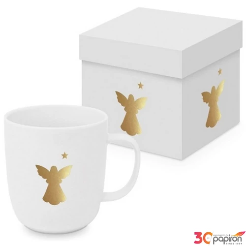 Bögre porcelán 0,35l dobozban,Pure gold Angel