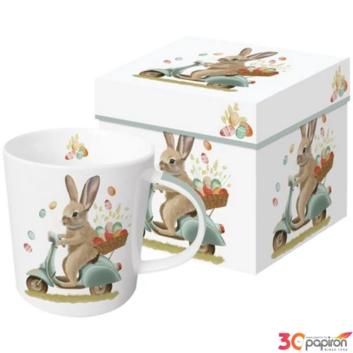 Bögre porcelán 0,4l dobozban, Bunny Dash