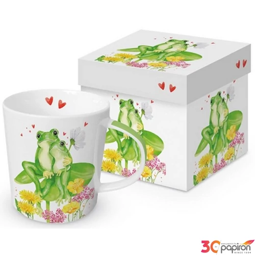 Bögre porcelán 0,4l dobozban, Tina