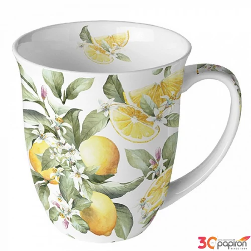 Bögre porcelán Ambiante Limoni 4dl porcelánbögre