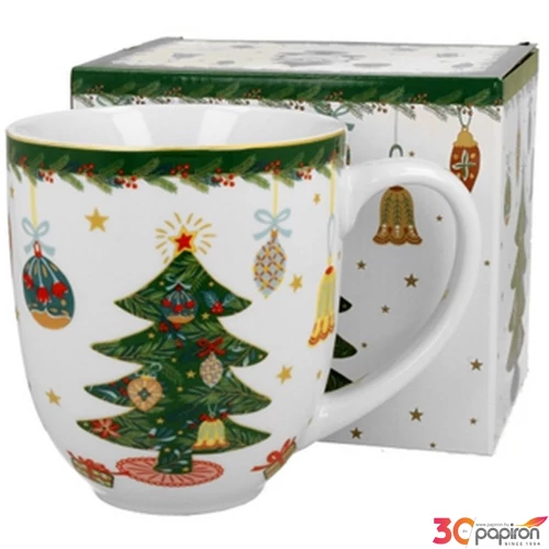 Bögre porcelán 1000ml dobozban, Around Christmas Tree