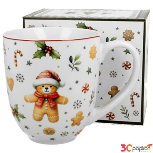 Bögre porcelán 1000ml dobozban, Christmas Cuties