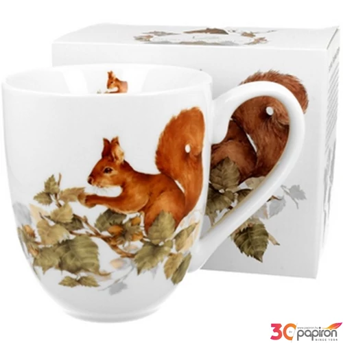 Bögre porcelán 1000ml dobozban, Squirrel