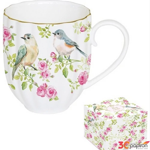 Bögre Porcelán 3dl Spring Time dobozban