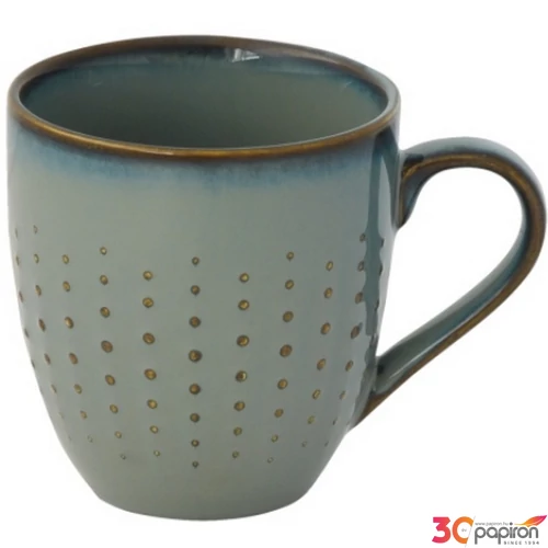 Bögre Porcelán 3,2dl Drops Celadon dobozban