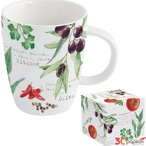 Bögre Porcelán 3,5dl Home